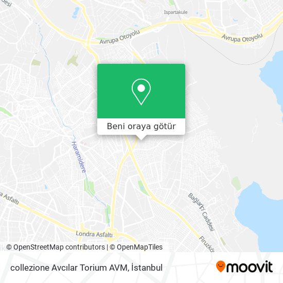 collezione Avcılar Torium AVM harita
