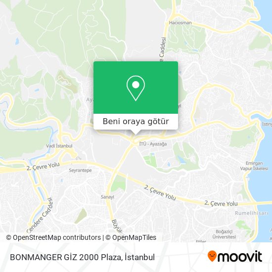 BONMANGER GİZ 2000 Plaza harita