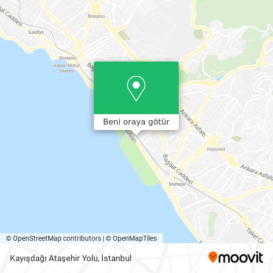 Kayışdağı Ataşehir Yolu harita