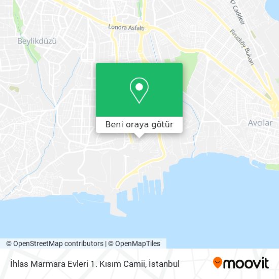 İhlas Marmara Evleri 1. Kısım Camii harita