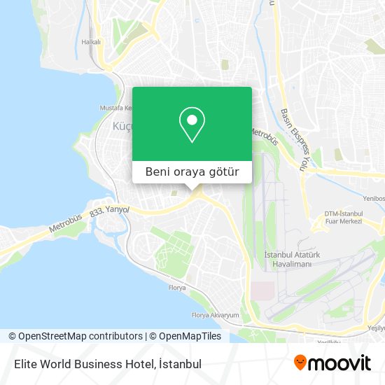 Elite World Business Hotel harita