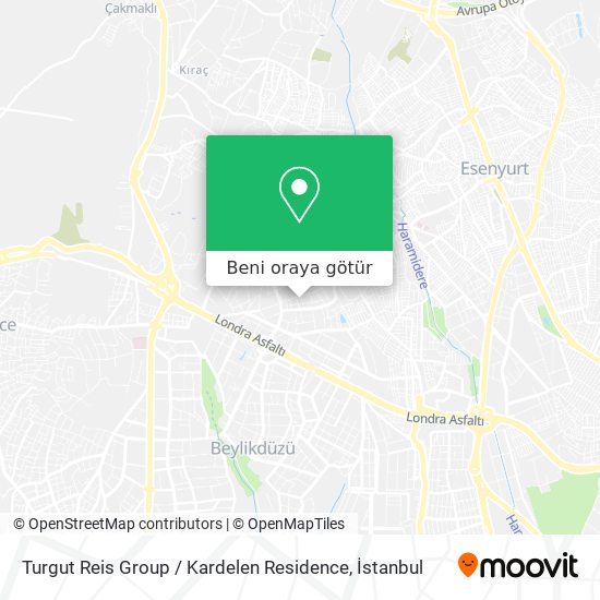 Turgut Reis Group / Kardelen Residence harita