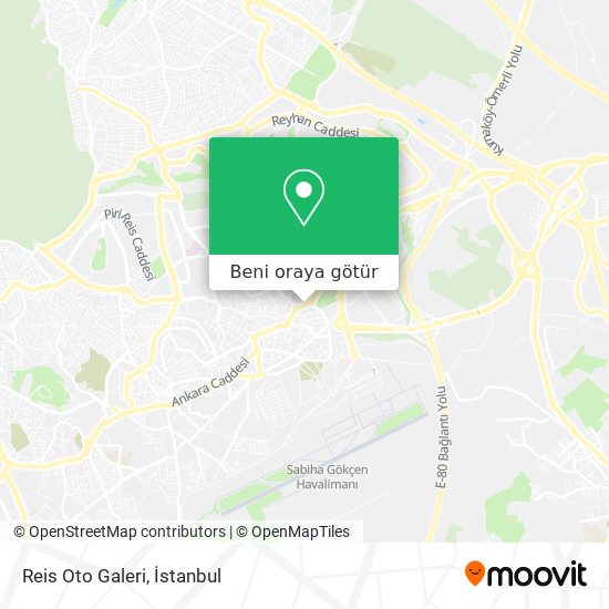 Reis Oto Galeri harita