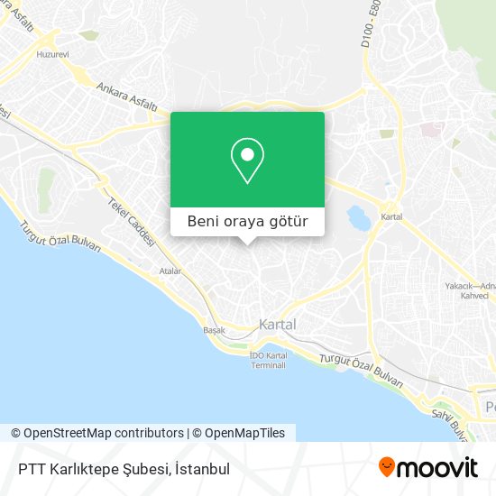 PTT Karlıktepe Şubesi harita