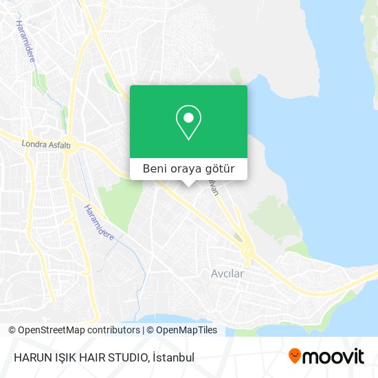 HARUN IŞIK HAIR STUDIO harita