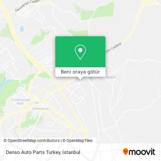 Denso Auto Parts Turkey harita