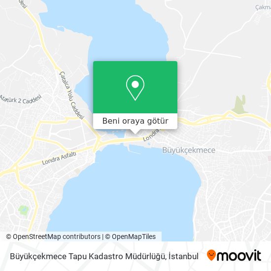 Büyükçekmece Tapu Kadastro Müdürlüğü harita