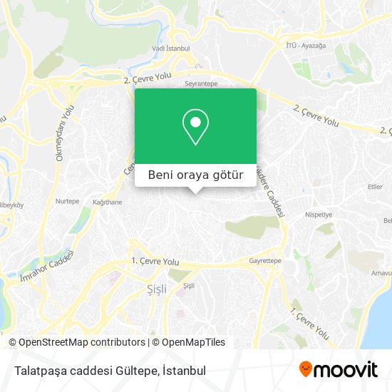 Talatpaşa caddesi Gültepe harita
