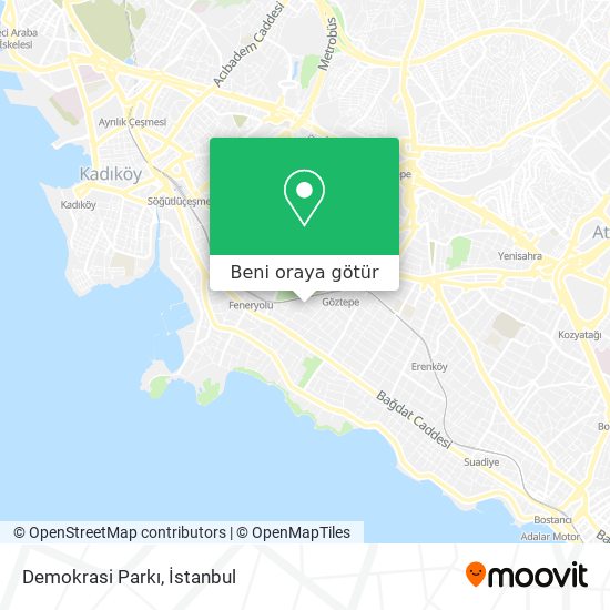 Demokrasi Parkı harita