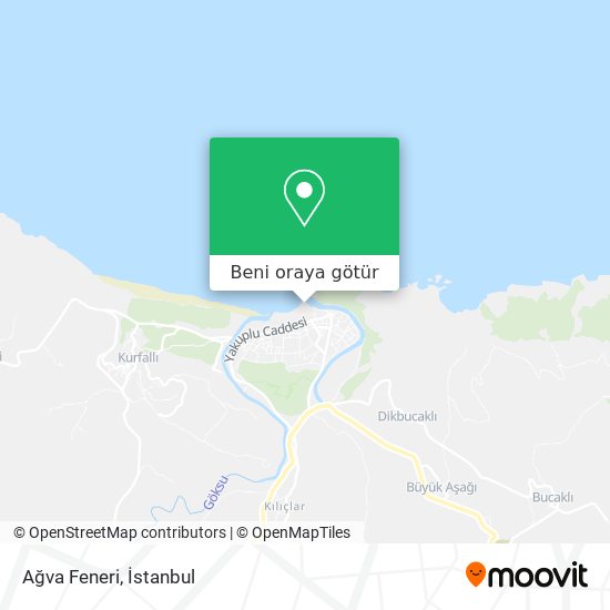 Ağva Feneri harita