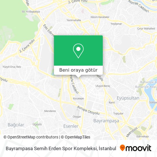 Bayrampasa Semih Erden Spor Kompleksi harita