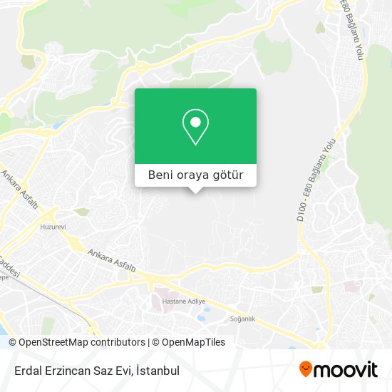 Erdal Erzincan Saz Evi harita