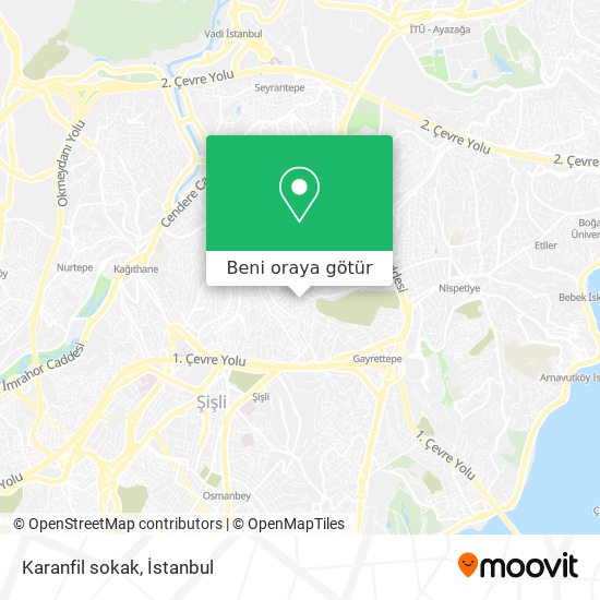 Karanfil sokak harita