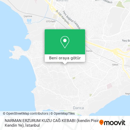 NARMAN ERZURUM KUZU CAĞ KEBABI (kendin Pisir Kendin Ye) harita