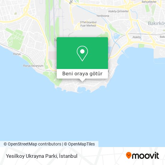 Yesilkoy Ukrayna Parki harita