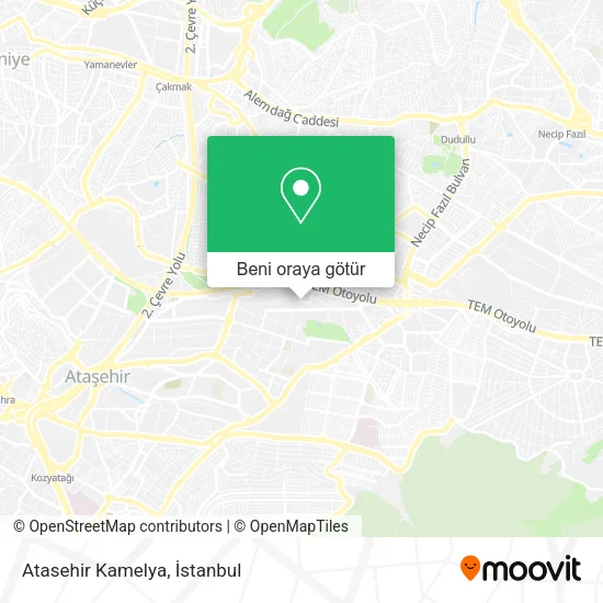 Atasehir Kamelya harita