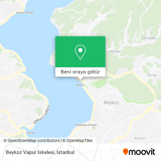 Beykoz Vapur İskelesi harita