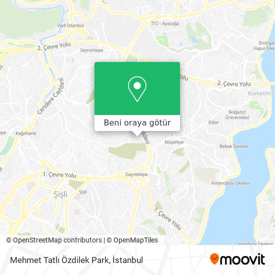 Mehmet Tatlı Özdilek Park harita