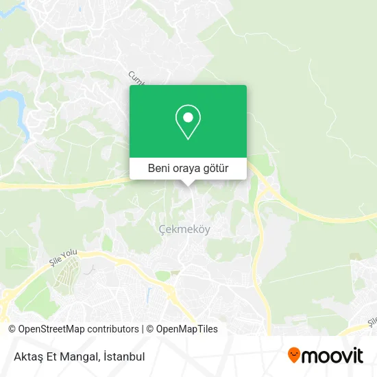 Aktaş Et Mangal harita