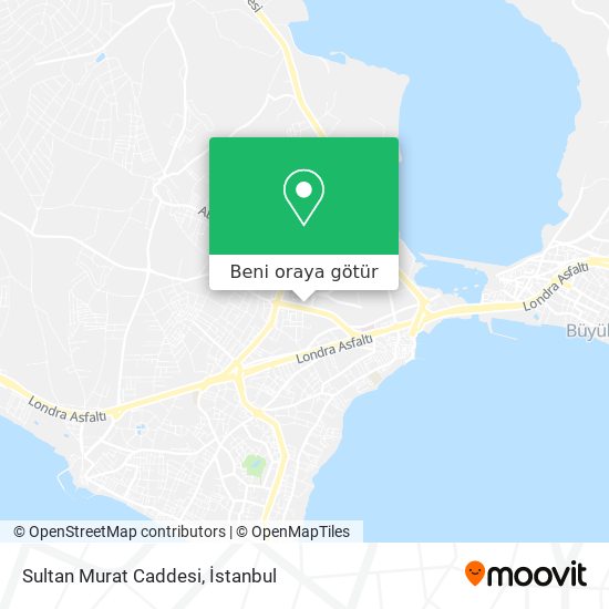 Sultan Murat Caddesi harita