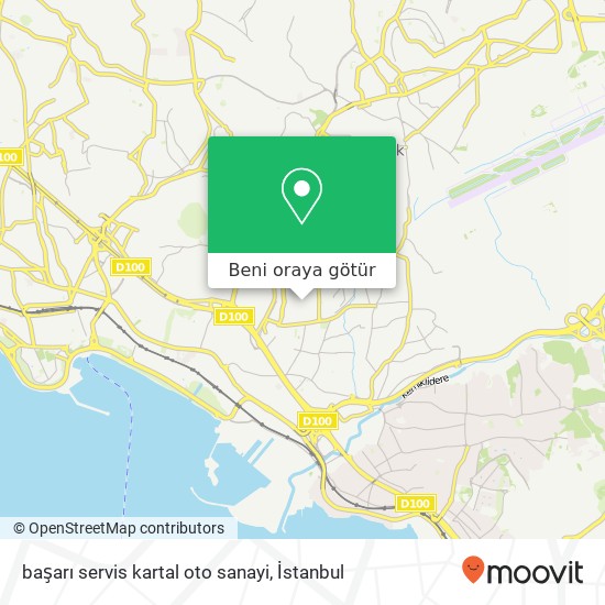 başarı servis kartal oto sanayi harita