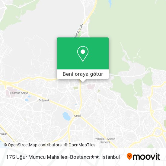 17S Uğur Mumcu Mahallesi-Bostancı★★ harita