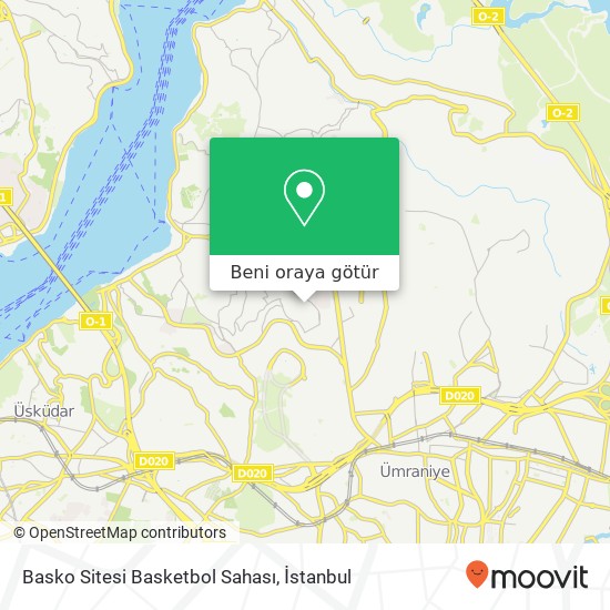 Basko Sitesi Basketbol Sahası harita