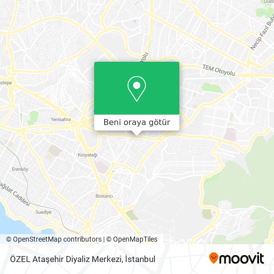 ÖZEL Ataşehir Diyaliz Merkezi harita