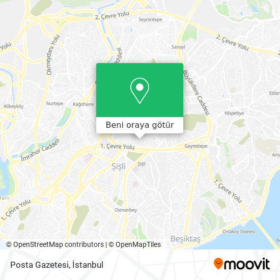 Posta Gazetesi harita