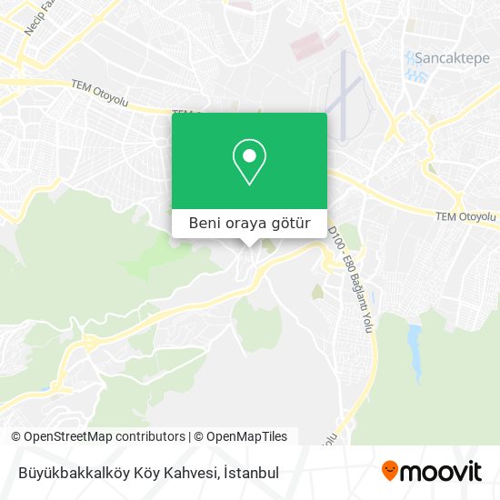 Büyükbakkalköy Köy Kahvesi harita