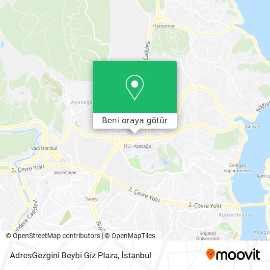 AdresGezgini Beybi Giz Plaza harita