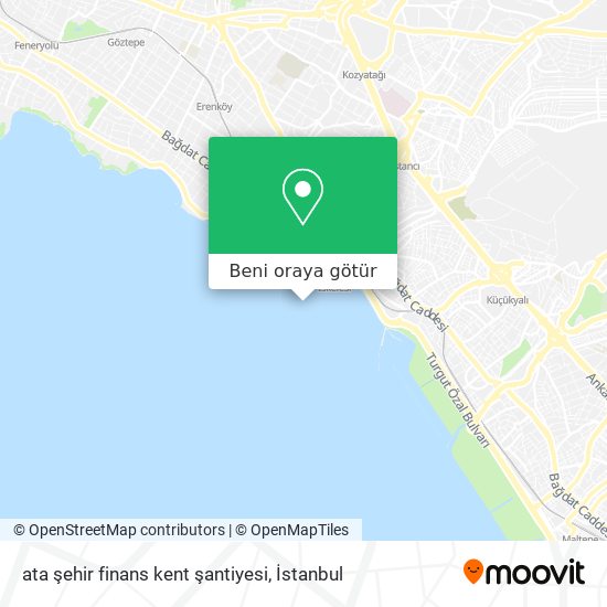 ata şehir finans kent şantiyesi harita