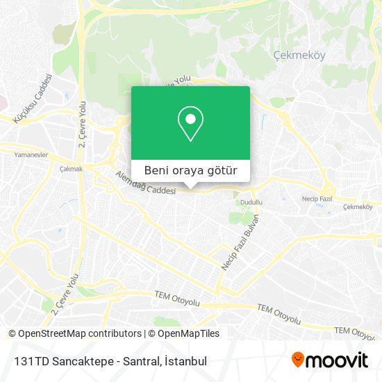 131TD Sancaktepe - Santral harita