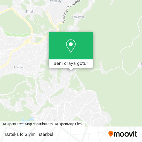 Bateks İc Giyim harita