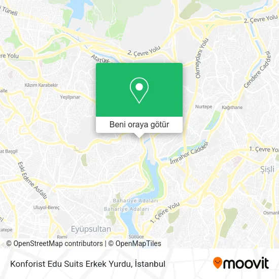 Konforist Edu Suits Erkek Yurdu harita