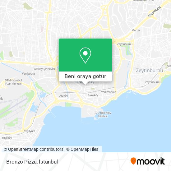 Bronzo Pizza harita