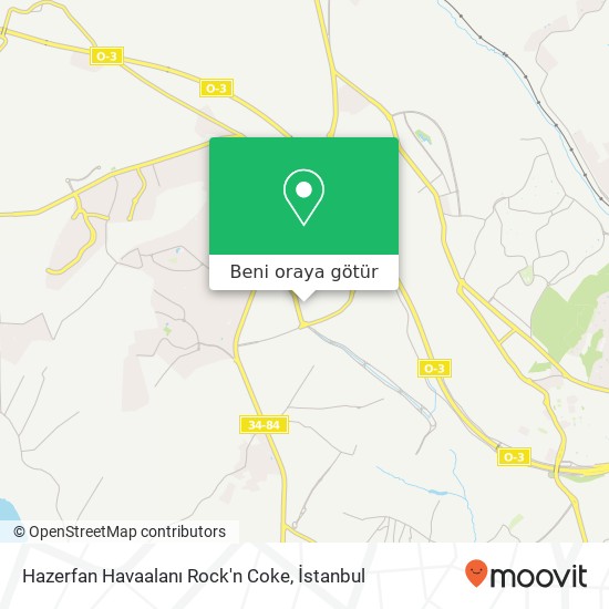 Hazerfan Havaalanı Rock'n Coke harita