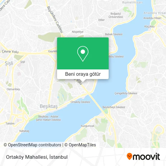 Ortaköy Mahallesi harita