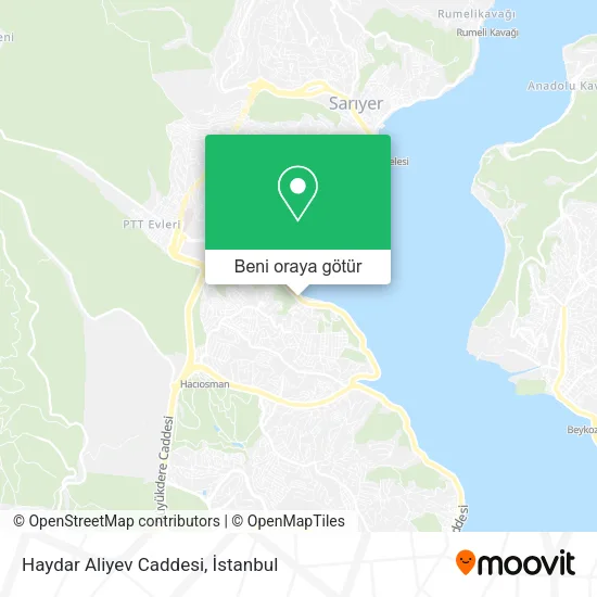 Haydar Aliyev Caddesi harita