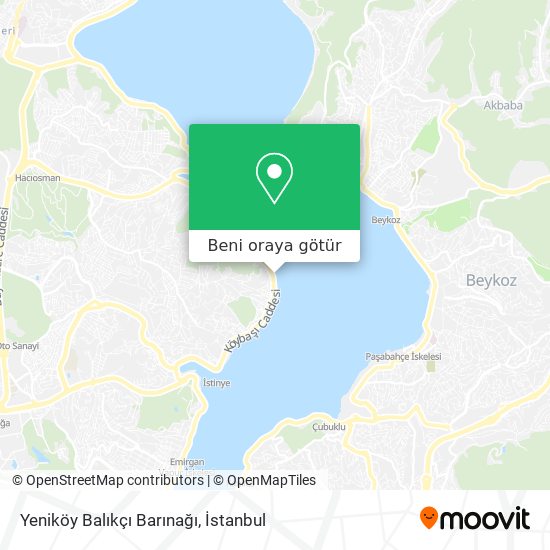 Yeniköy Balıkçı Barınağı harita