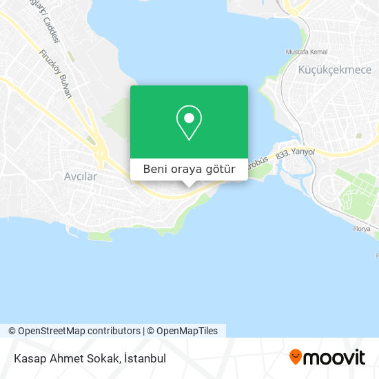 Kasap Ahmet Sokak harita