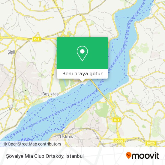 Şövalye Mia Club Ortaköy harita