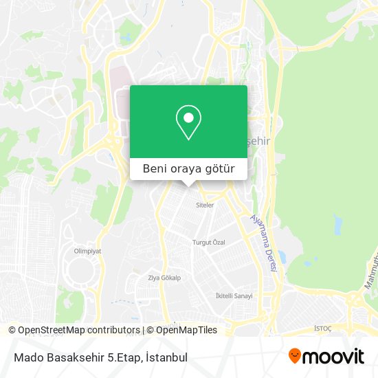 Mado Basaksehir 5.Etap harita