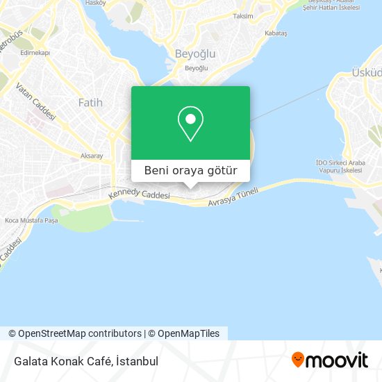 Galata Konak Café harita