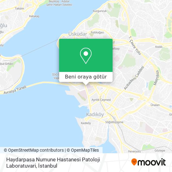 Haydarpasa Numune Hastanesi Patoloji Laboratuvari harita