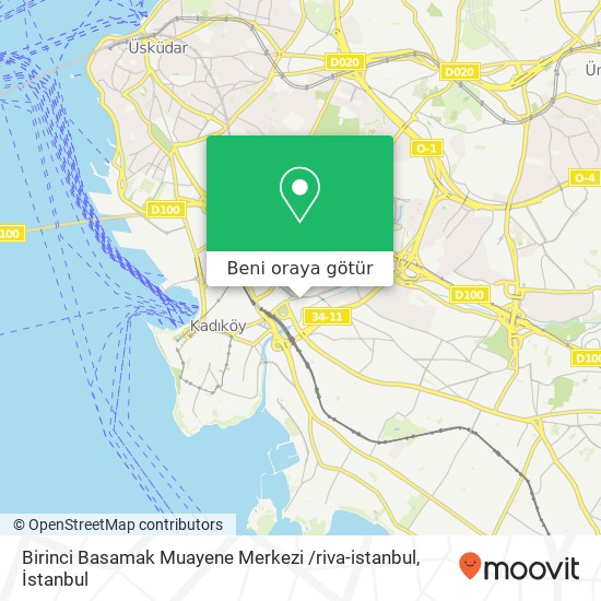 Birinci Basamak Muayene Merkezi /riva-istanbul harita
