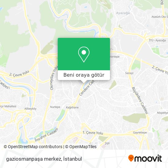 gaziosmanpaşa merkez harita