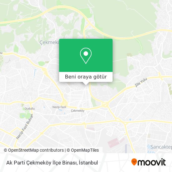 Ak Parti Çekmeköy İlçe Binası harita