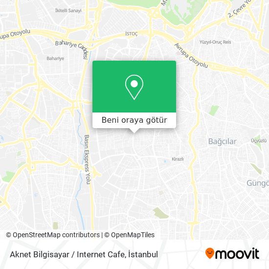 Aknet Bilgisayar / Internet Cafe harita
