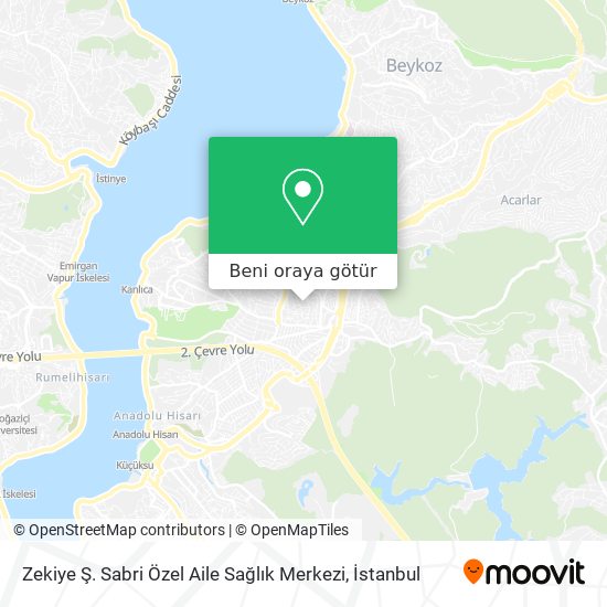 Zekiye Ş. Sabri Özel Aile Sağlık Merkezi harita